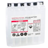 Motocross AGM High Performance YTX12-BS 180CCA 10Ah 12V Rechargeable Sealed Lead Acid (SLA) Battery - NB Terminal