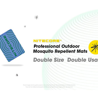Nitecore Replacement Mosquito Repellent Mats for the EMR05, EMR06, EMR10 and EMR20 - 30pcs (MRM10)