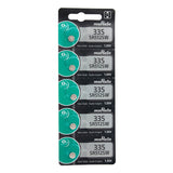 Sony/MuRata SR512SW 335 6mAh 1.55V Silver Oxide Watch Battery - 1 Piece Tear Strip, Sold Individually