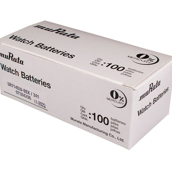 Sony/MuRata SR714SW 341 13mAh 1.55V Silver Oxide Watch Battery - 1 Piece Tear Strip, Sold Individually