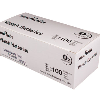 MuRata SR721SW 362 24mAh 1.55V Silver Oxide Watch Battery - 1 Piece Tear Strip