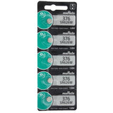 MuRata SR626W 376 28mAh 1.55V Silver Oxide Watch Battery - 1 Piece Tear Strip