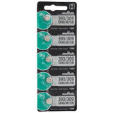 MuRata SR48W 393 42mAh 1.55V Silver Oxide Watch Battery - 1 Piece Tear Strip