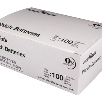 MuRata SR48W 393 42mAh 1.55V Silver Oxide Watch Battery - 1 Piece Tear Strip