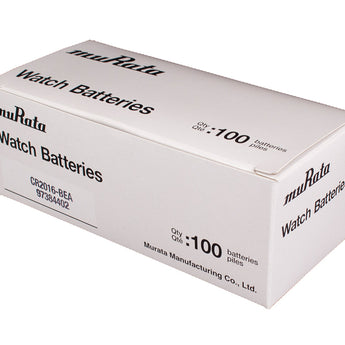 MuRata CR2016 85mAh 3V Lithium Primary (LiMnO2) Coin Cell Watch Battery - 1 Piece Tear Strip, Sold Individually
