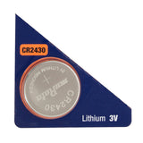 MuRata CR2430 280mAh 3V Lithium Primary (LiMnO2) Coin Cell Watch Battery - 1 Piece Tear Strip, Sold Individually