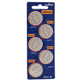 MuRata CR2430 280mAh 3V Lithium Primary (LiMnO2) Coin Cell Watch Battery - 1 Piece Tear Strip, Sold Individually