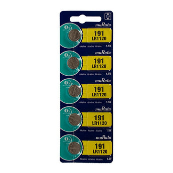 Sony/MuRata LR1120 1.5V Alkaline Coin Cell Battery - 1 Piece Tear Strip