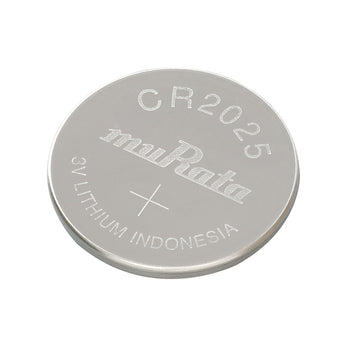 MuRata CR2025 160mAh 3V Lithium Primary (LiMnO2) Coin Cell Watch Battery - 1 Piece Tear Strip, Sold Individually