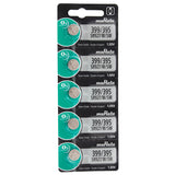 MuRata SR927W 399 52mAh 1.55V Silver Oxide Watch Battery - 1 Piece Tear Strip