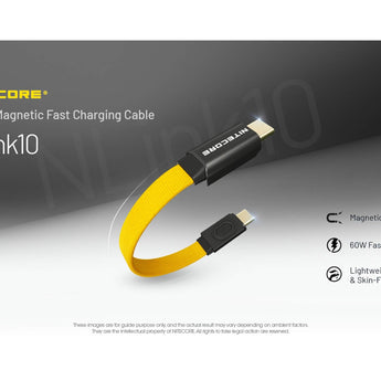 Nitecore NLink10 USB-C Magnetic Fast Charging Cable