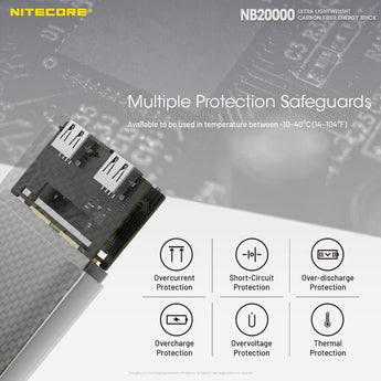 Nitecore NB20000 20000mAh Gen III Quick Charge Multi-Port Powerbank