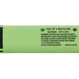 Panasonic NCR 18650 3200mAh 3.7V Unprotected High-Drain 4.87A Lithium Ion (Li-ion) Flat Top Battery - Boxed