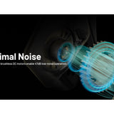 Nitecore NEF20 USB-C Rechargeable Neck Fan - Uses Built-in 4000mAh Li-ion Battery Pack