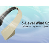 Nitecore NEF20 USB-C Rechargeable Neck Fan - Uses Built-in 4000mAh Li-ion Battery Pack