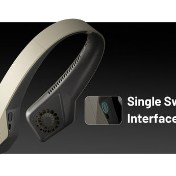 Nitecore NEF20 USB-C Rechargeable Neck Fan - Uses Built-in 4000mAh Li-ion Battery Pack