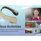 Nitecore NEF20 USB-C Rechargeable Neck Fan - Uses Built-in 4000mAh Li-ion Battery Pack