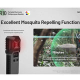 Nitecore EMR10 USB-C Rechargeable Portable Electronic Multi-Purpose Insect Repeller - Includes 2 x 21700