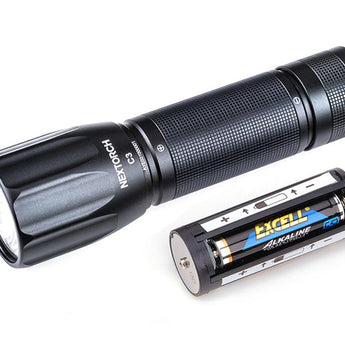 Nextorch C3 LED Flashlight - CREE XP-G3 - 380 Lumens - Includes 3 x AAA