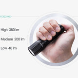 Nextorch C3 LED Flashlight - CREE XP-G3 - 380 Lumens - Includes 3 x AAA