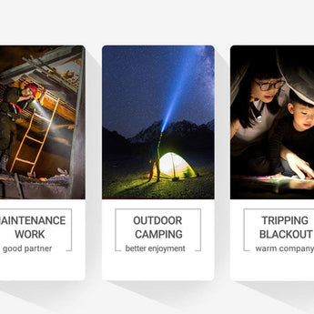 Nextorch C3 LED Flashlight - CREE XP-G3 - 380 Lumens - Includes 3 x AAA