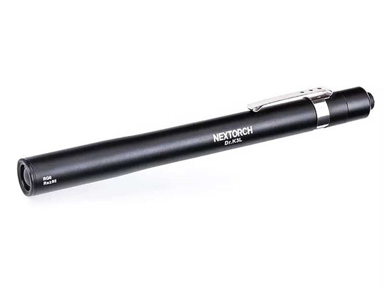 Nextorch Dr K3-L LED Clinical Penlight - 3000K and 5500K LEDs - CRI >95 -  Uses 2 x AAA Battery