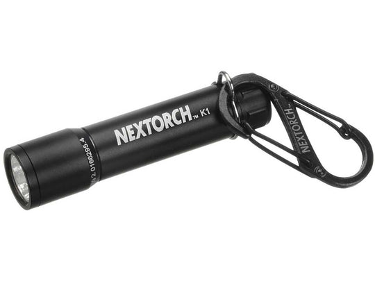 Nextorch K1 LED Keylight with S-Biner - CREE Q4 LED - 40 Lumens - Uses 1 x AAA (included) - Black