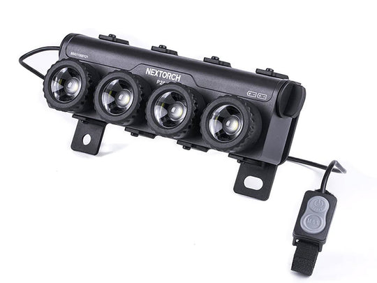 Nextorch P20 Focusable LED Shield Light - 4000 Lumens - Osram P9 - Includes 2 x USB-C Rechargeable 21700