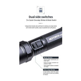 Nextorch P80 USB-C Rechargeable LED Flashlight - 1300 Lumens - Osram P9 - Includes 1 x 18650