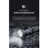 Nextorch P80 USB-C Rechargeable LED Flashlight - 1300 Lumens - Osram P9 - Includes 1 x 18650