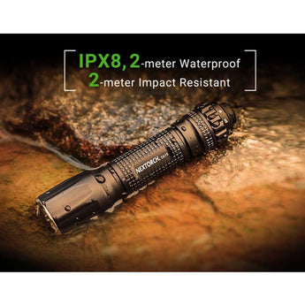 Nextorch TA30 Max LED Tactical Flashlight - 2100 Lumens - CREE XHP50.2 - Includes 1 x USB-C Rechargeable 21700