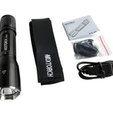 Nextorch TA40 Tactical Flashlight with its included accessories