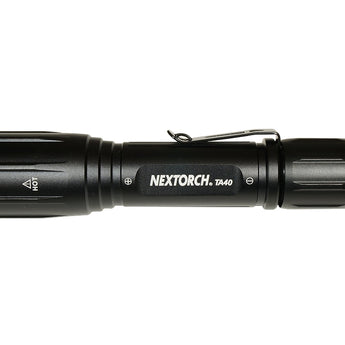 Side Shot of the Nextorch TA40 Tactical Flashlight