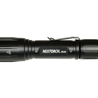 Nextorch TA40 Tactical Flashlight - CREE XM-L2 (U2) LED - 1040 Lumens - Uses 1 x 18650 or 2 x CR123A (Included)