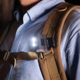 Nextorch UL10 Compact Multi-Purpose Clip Light - Attached to Shoulder Strap