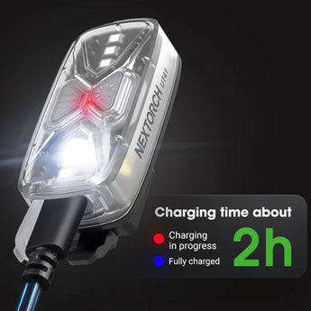 Nextorch UT41 USB-C Rechargeable LED Signal Light - Uses Built-in 500mAh Li-ion Battery Pack