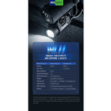 Nextorch WL11 LED Weapon Light - 650 Lumens - Osram P9 - Includes 1 x 16340 with Built-In Charging Port