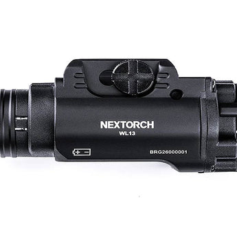 Nextorch WL13 USB-C Rechargeable LED Weapon Light - OSRAM P9 - 1300 Lumens - Uses 2 x CR123A