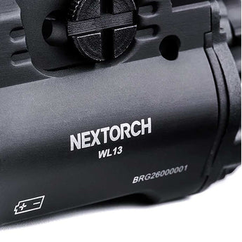 Nextorch WL13 USB-C Rechargeable LED Weapon Light - OSRAM P9 - 1300 Lumens - Uses 2 x CR123A