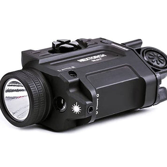 Nextorch WL21 LED Weapon Light with Red, Green, or Infrared Laser - 650 Lumens - Osram P9 - Includes 1 x 16340 with Built-In Charging Port