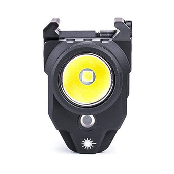 Nextorch WL21 LED Weapon Light with Red, Green, or Infrared Laser - 650 Lumens - Osram P9 - Includes 1 x 16340 with Built-In Charging Port