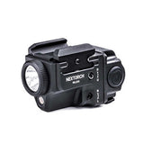 Nextorch WL22 USB-C Rechargeable LED Weapon Light - 650 Lumens - Osram P9 - Includes Built-In Li-ion Battery Pack - With Choice of Red or Green Laser