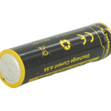 Nitecore NI14500A IMR 14500 650mAh 3.7V Unprotected Lithium Manganese (LiMn2O4) Battery - Button Top or Flat Top
