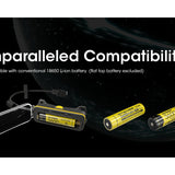 Nitecore 18650 Extension Battery Case Charger and Power Suppy