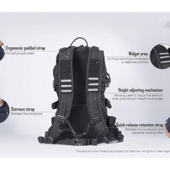 Nitecore BP20 Multi-Purpose Backpack - 20L - Black