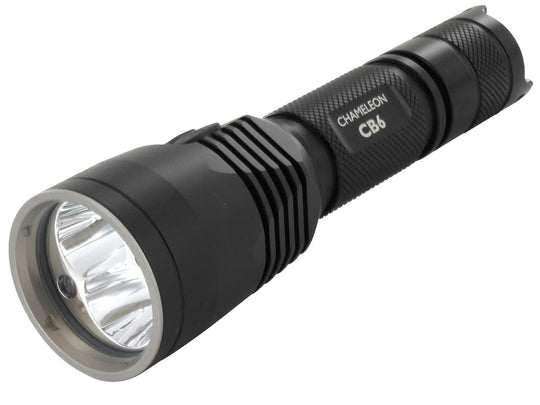 Nitecore Chameleon CB6 Blue LED Flashlight - CREE XP-G2 R5 & CREE XP-E (D4) - 440 Lumens - Uses 2 x CR123As or 1 x 18650