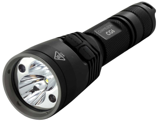 Nitecore Chameleon CG6 Green LED Flashlight - CREE XP-G2 R5 & CREE XP-E G2 - 440 Lumens - Uses 2 x CR123As or 1 x 18650