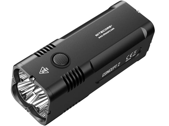 Nitecore Concept 2 Rechargeable LED Flashlight - 4 x CREE XHP35 HD LEDs - 6500 Lumens - Includes Built-In Battery Pack