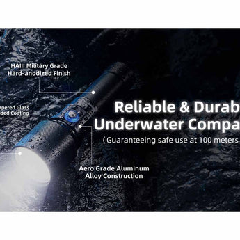 Nitecore DL30 LED Diving Flashlight - 1100 Lumens - Includes 1 x NL2153R