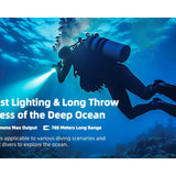 Nitecore DL30 LED Diving Flashlight - 1100 Lumens - Includes 1 x NL2153R